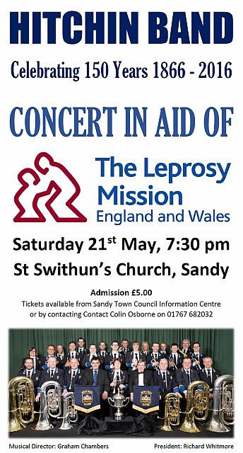 HB Sandy Leprosy Mission Concert 2016 Poster