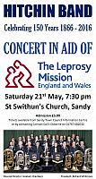 HB Sandy Leprosy Mission Concert 2016 Poster
