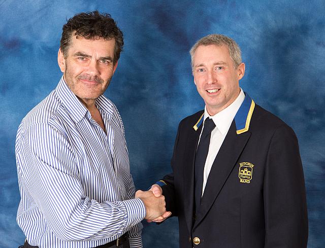 Mike Thorn, Band Secretary, Welcomes Graham Chambers