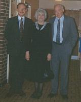 Pete Booker and his parents