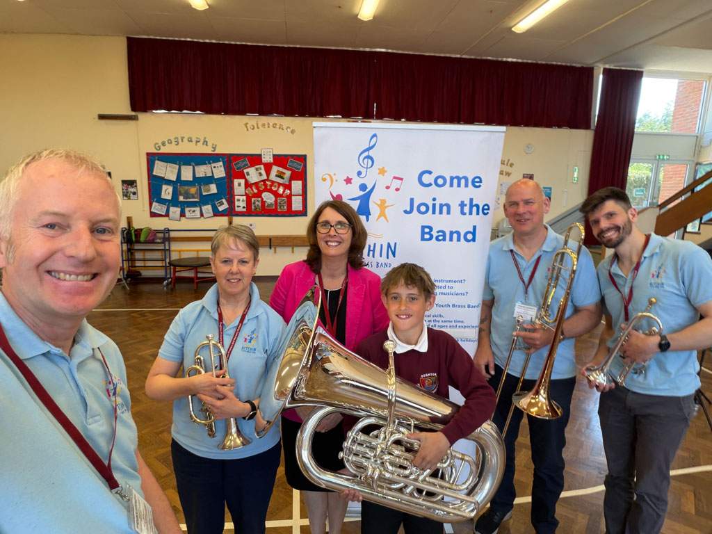 Hitchin Youth Brass - Outreach at Oughton School